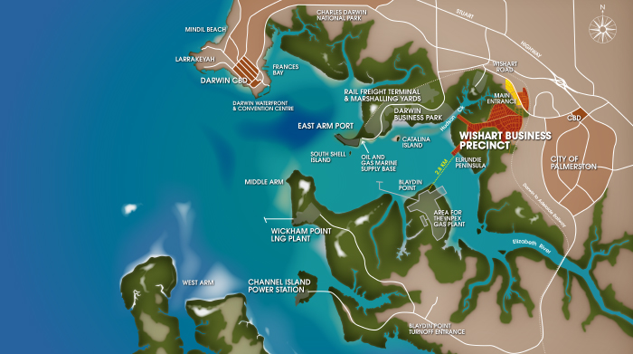 Wishart Business Precinct Location Map