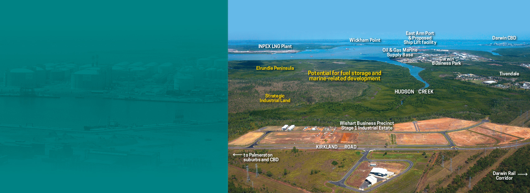 Strategic Darwin Industrial Zoned Land Holding with Deep Water